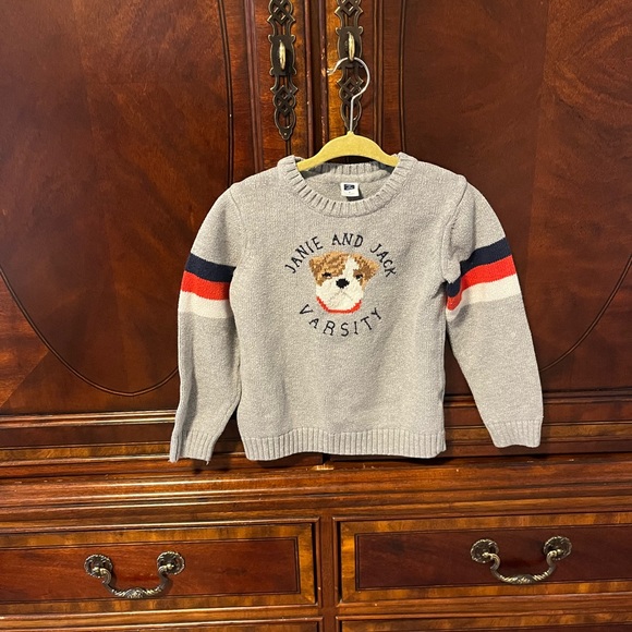 Janie and Jack Other - Janie and Jack varsity dog sweater